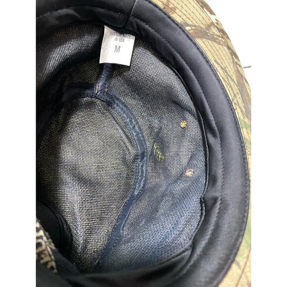 Camouflage RedHead Brimmed Mens Bucket Hat Fishing Hunting Size M Made in USA - Picture 5 of 12